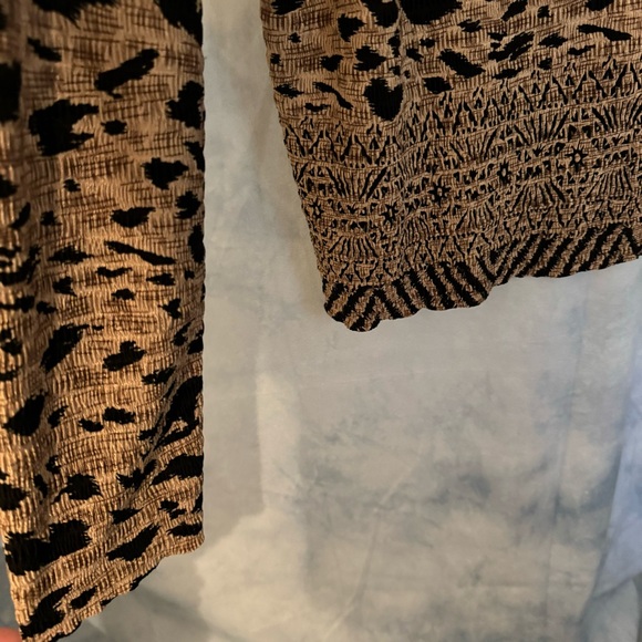 Vintage leopard print button down cardigan - Picture 5 of 7